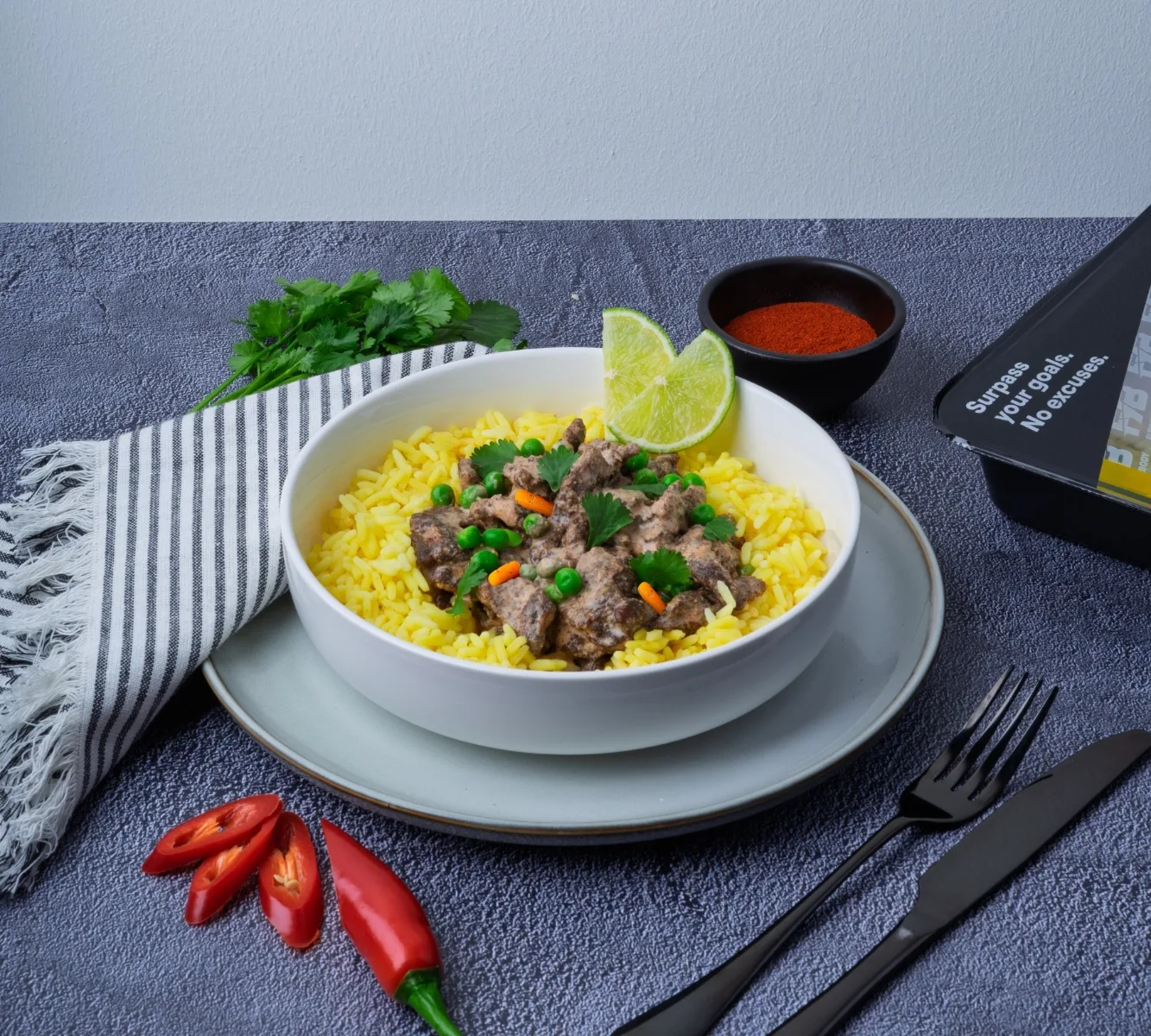 Gele rijst - Beef Curry